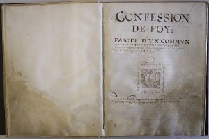 De ‘Confession de foy’ van de Waalse kerken in Nederland uit 1580 = The ‘Confession de foy’